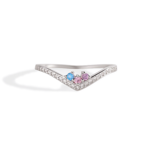 Personalized Venus Birthstone Ring in 925 Sterling Silver — Vanny Jewels