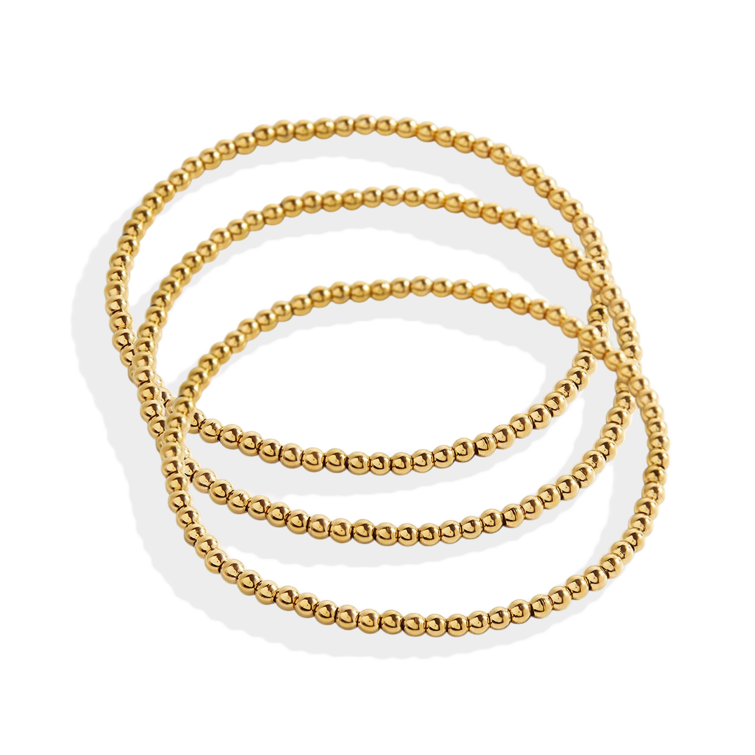 3mm Beaded Bracelet Stacking Set — Vanny Jewels