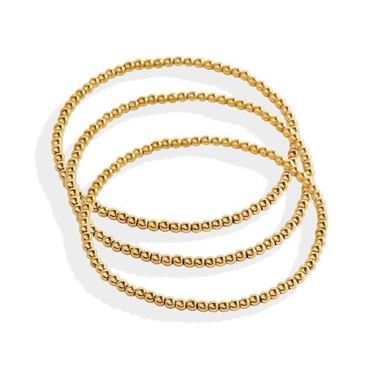 3mm Beaded Bracelet Stacking Set — Vanny Jewels