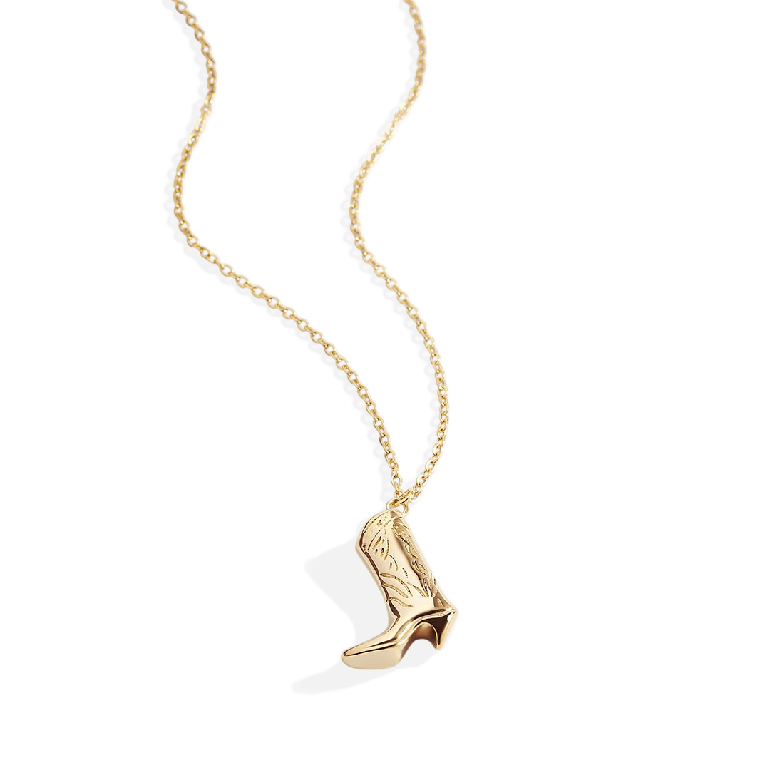 Cowboy Boot Necklace — Vanny Jewels