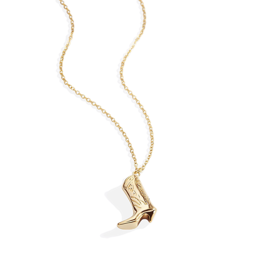 Cowboy Boot Necklace — Vanny Jewels