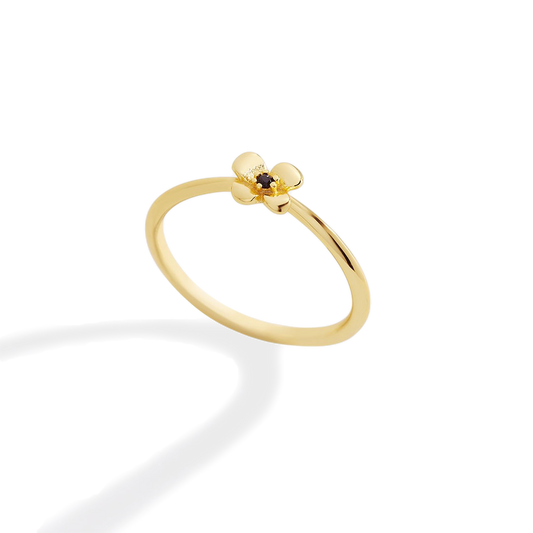 Dainty Floral Statement Ring — Vanny Jewels