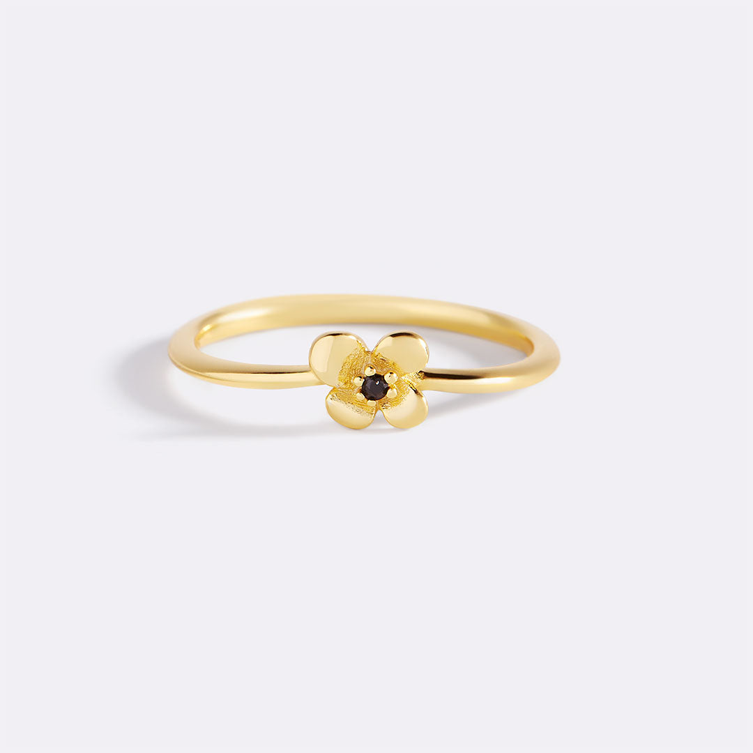 Dainty Floral Statement Ring