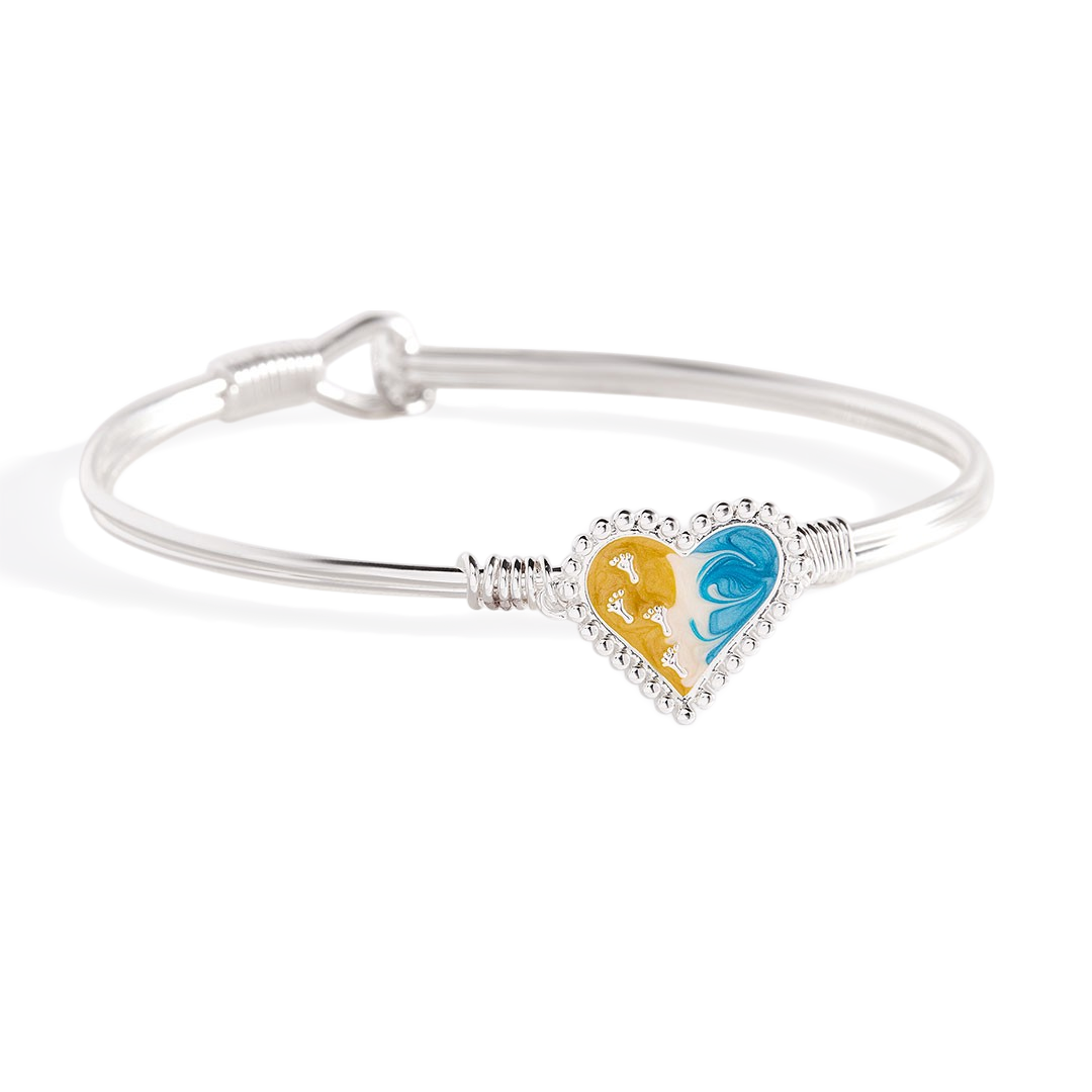 Footprints In The Sand Bracelet in 925 Sterling Silver — Vanny Jewels