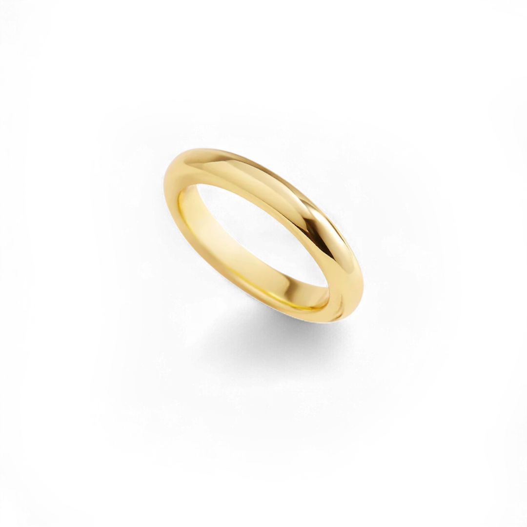 Half Round Band Stacking Ring — Vanny Jewels