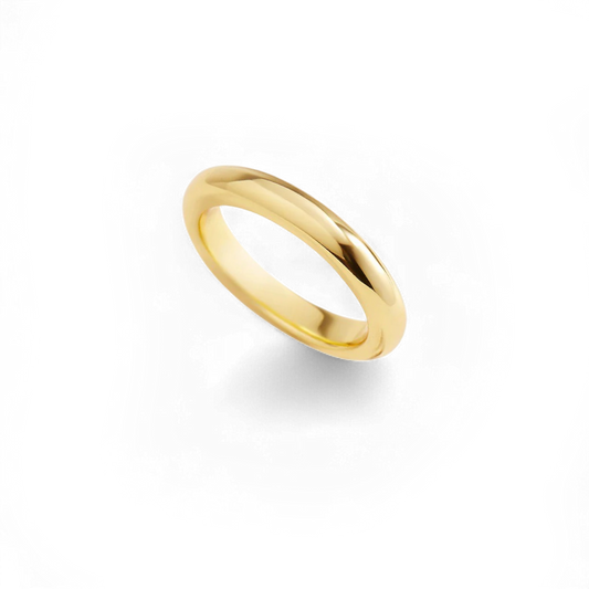 Half Round Band Stacking Ring — Vanny Jewels