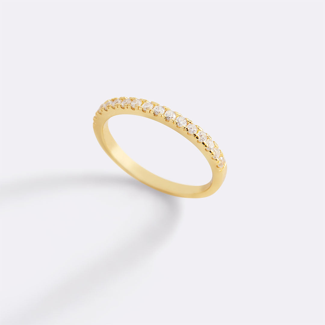Micro-Pavé Eternity Stacking-Ring
