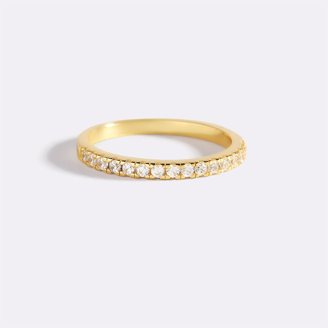 Micro-Pavé Eternity Stacking-Ring