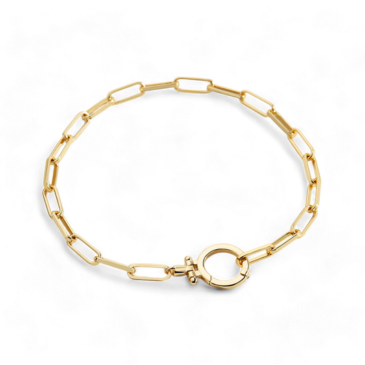 Mint Paperclip Bracelet — Vanny Jewels