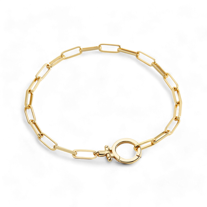Mint Paperclip Bracelet — Vanny Jewels