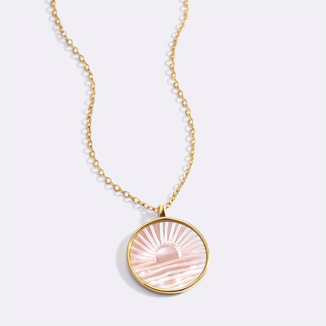 Collana con pendente Alba di Madreperla