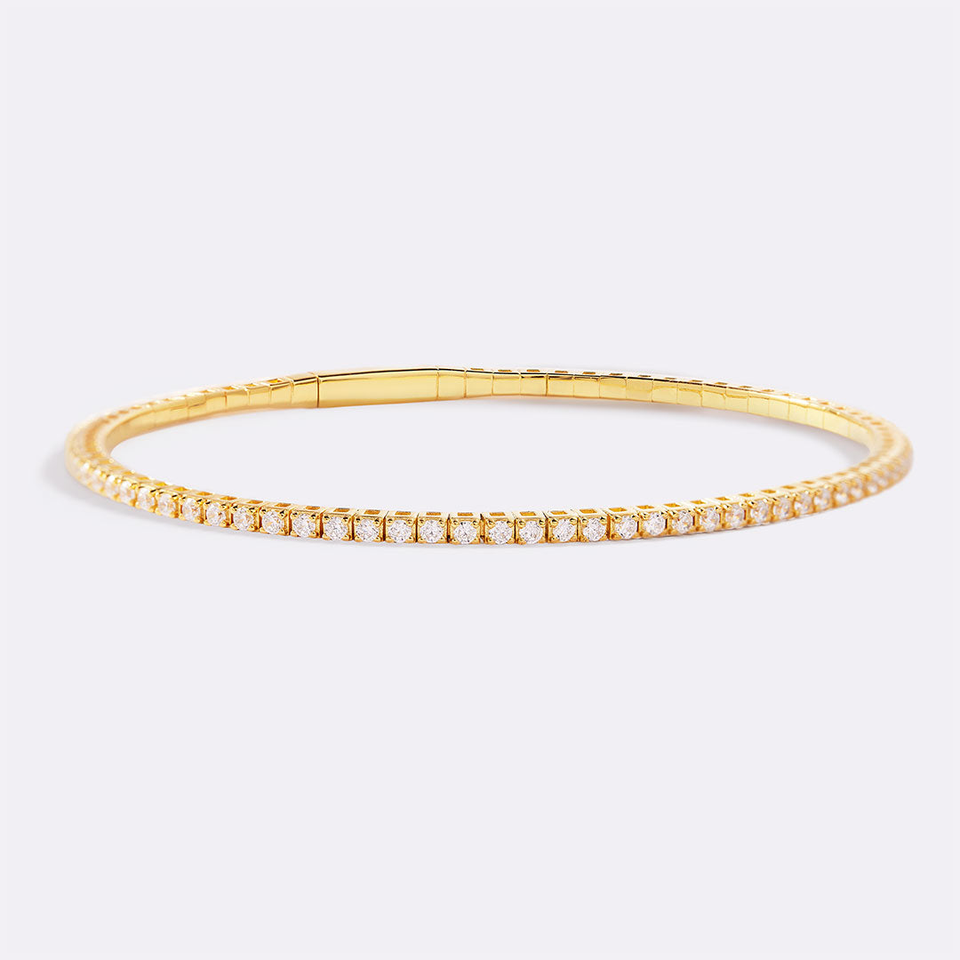 Flexibles Diamant-Tennisarmband