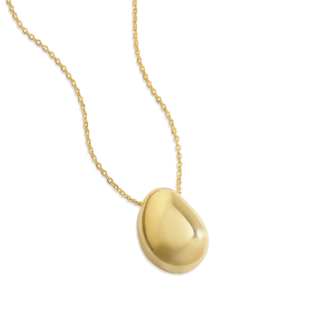 Pebble Pendant Necklace in 925 Sterling Silver — Vanny Jewels