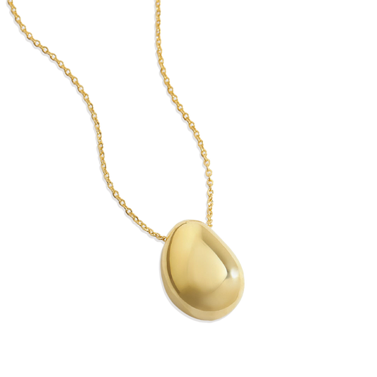 Pebble Pendant Necklace in 925 Sterling Silver — Vanny Jewels