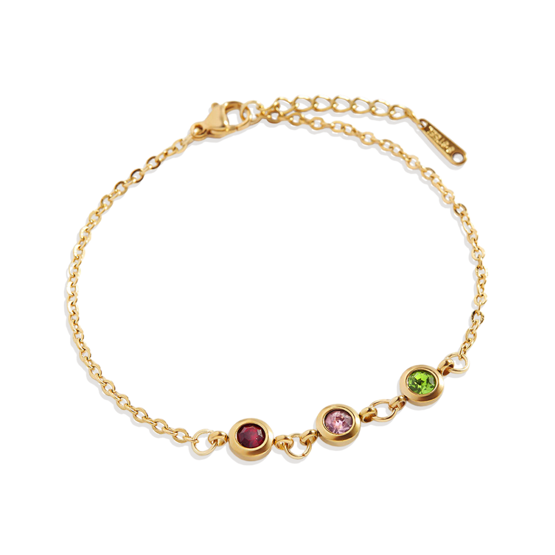 Personalized Birthstone Bracelet — Vanny Jewels