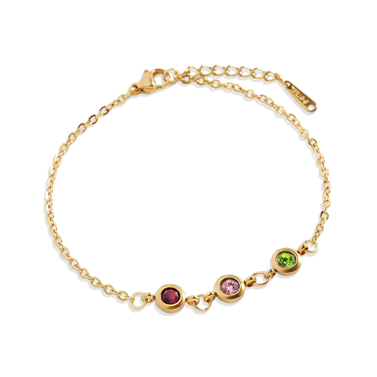 Personalized Birthstone Bracelet — Vanny Jewels