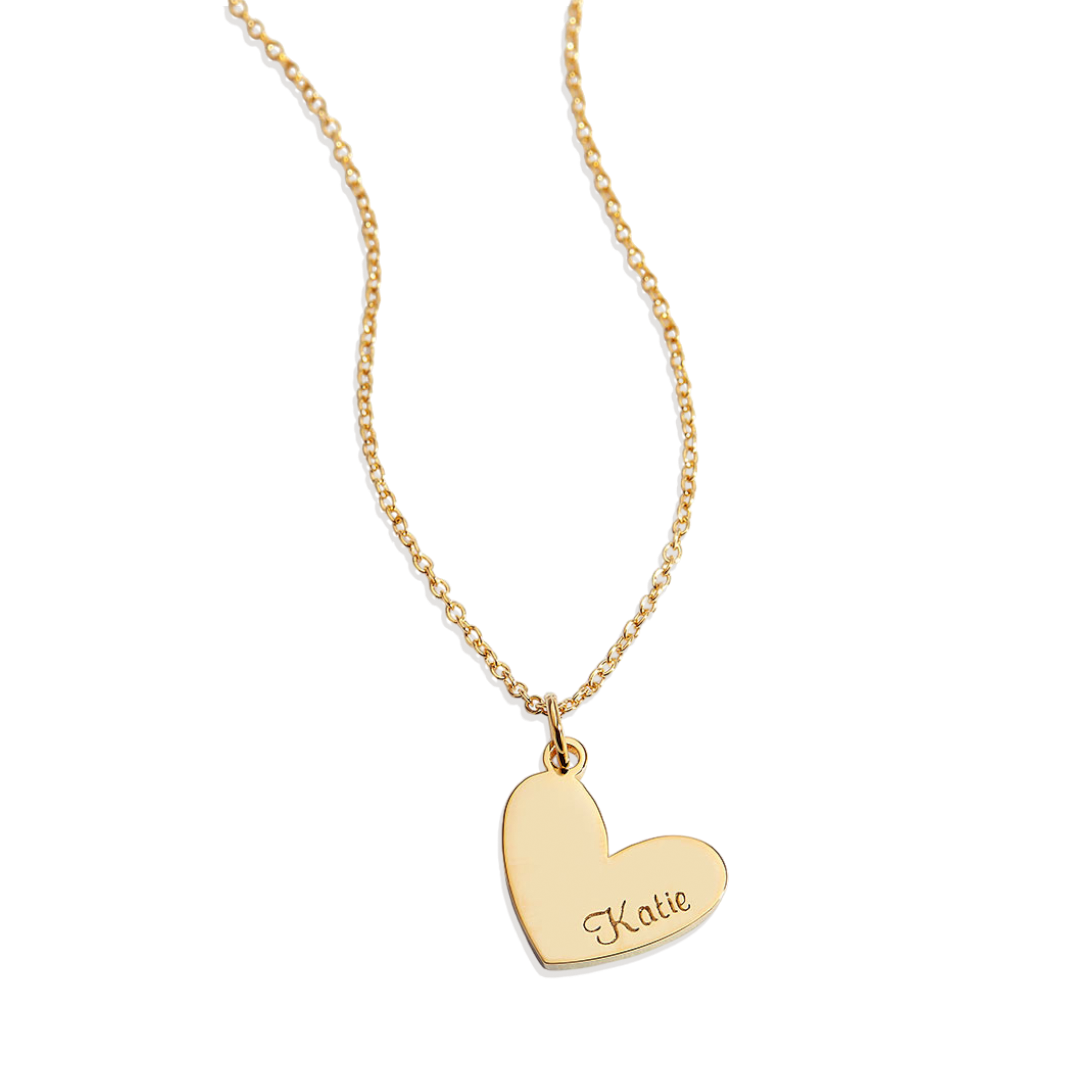 Personalized Heart Name Necklace — Vanny Jewels