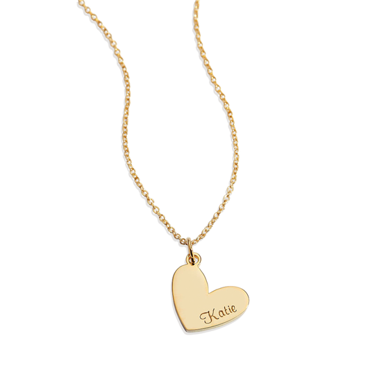 Personalized Heart Name Necklace — Vanny Jewels