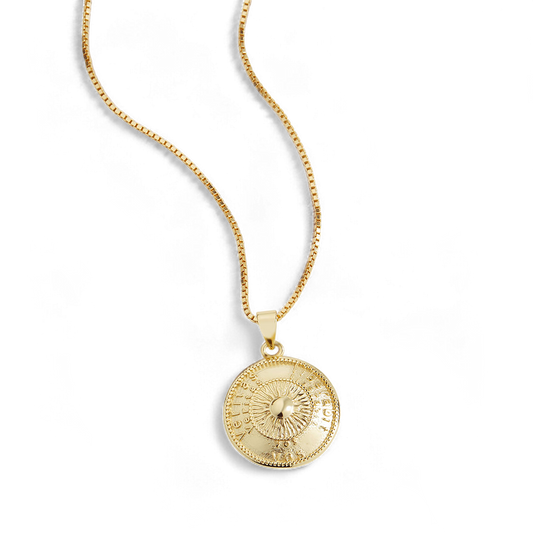 Sun Pendant Necklace — Vanny Jewels
