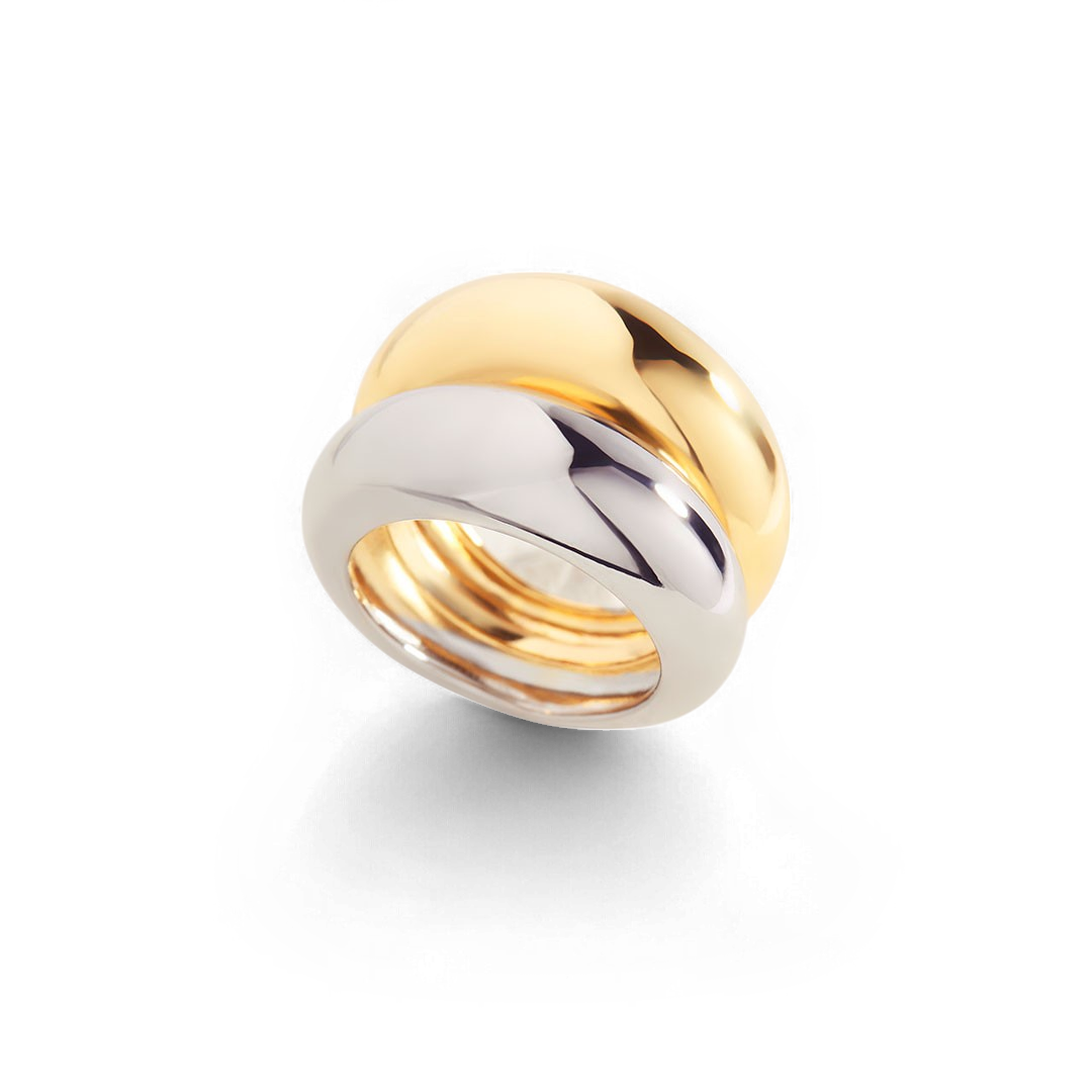 The Merge Mixed Metal Ring — Vanny Jewels