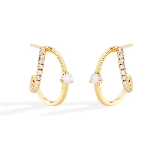 The Nova Double Hoop Earrings — Vanny Jewels