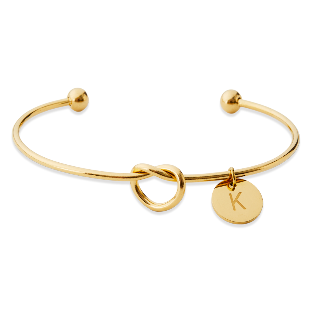 Personalisiertes "Tie the Knot" Armband • Brautjungfern-Geschenkarmband