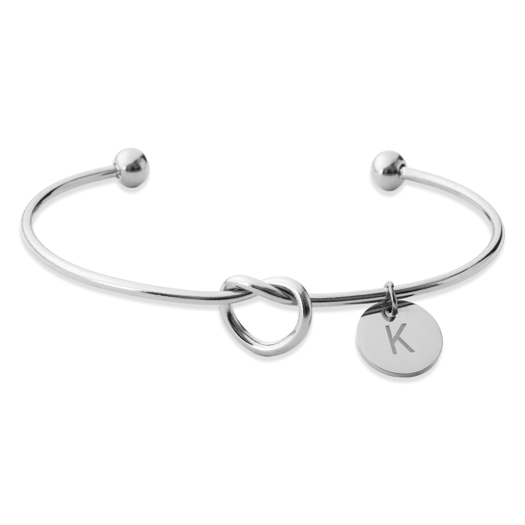 Personalisiertes "Tie the Knot" Armband • Brautjungfern-Geschenkarmband