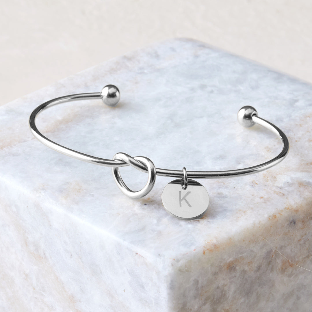 Personalisiertes "Tie the Knot" Armband • Brautjungfern-Geschenkarmband
