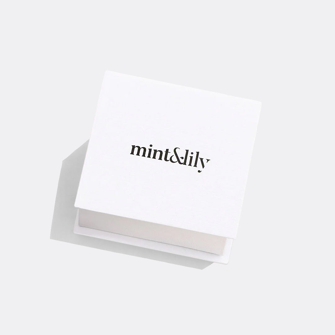Bubble Solitaire Necklace, in its gift packaging