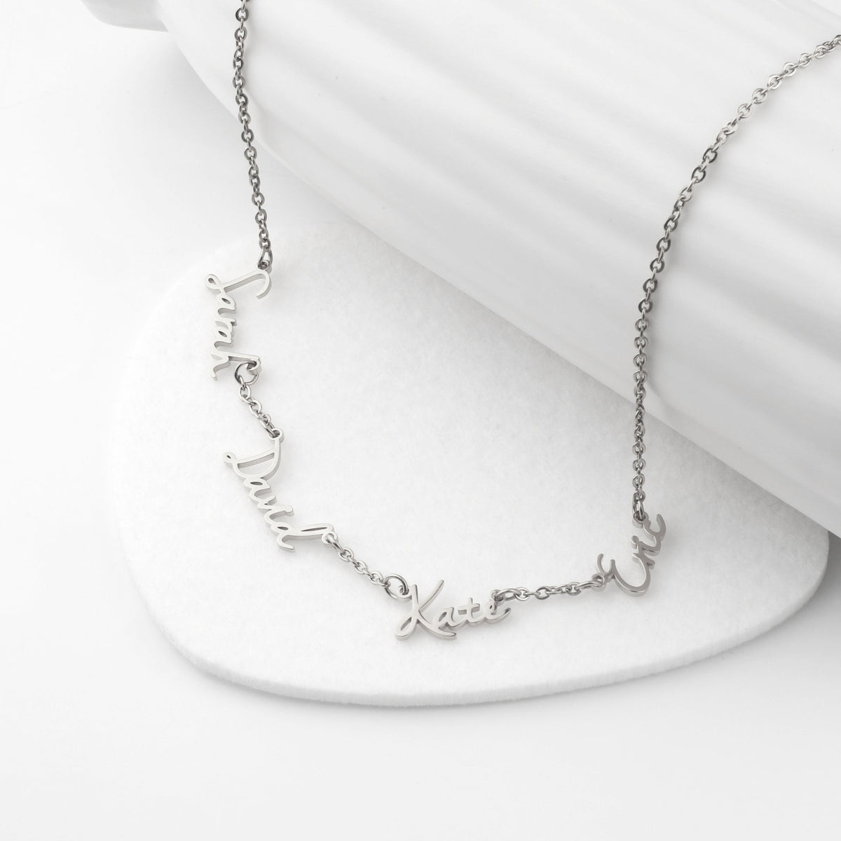 Fairy Multiple Name Necklace | Add Up to 4 Names in 925 sterling silver