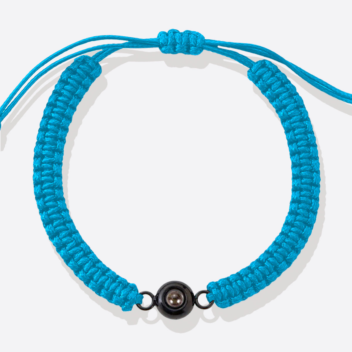 Bracciale intrecciato personalizzato con foto