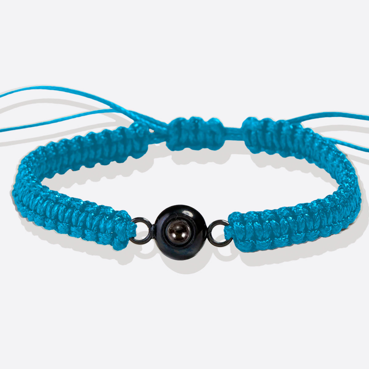 Bracciale intrecciato personalizzato con foto