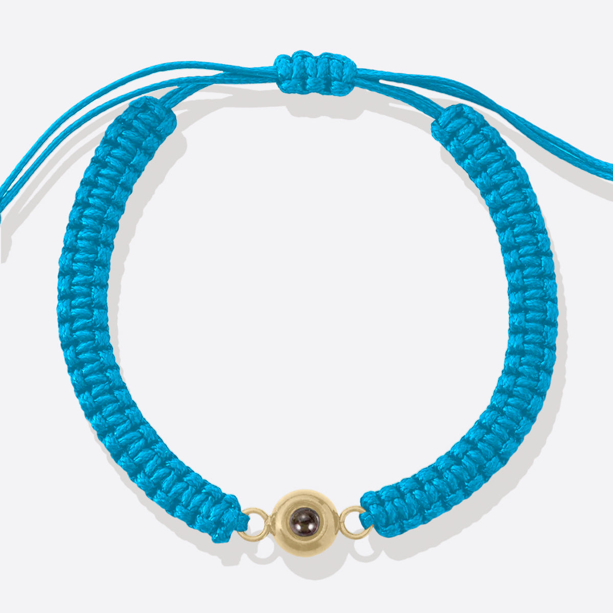 Bracciale intrecciato personalizzato con foto