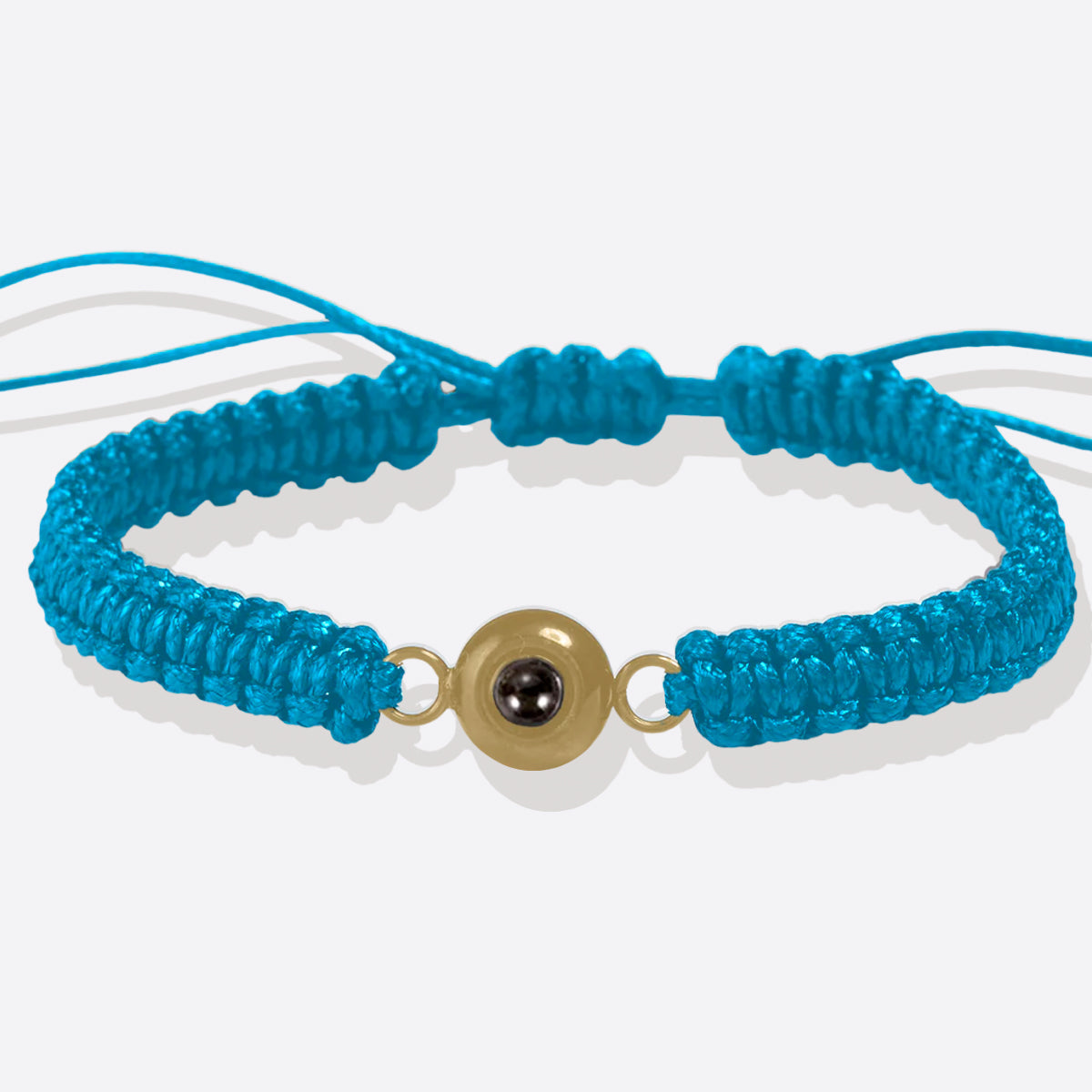 Bracciale intrecciato personalizzato con foto
