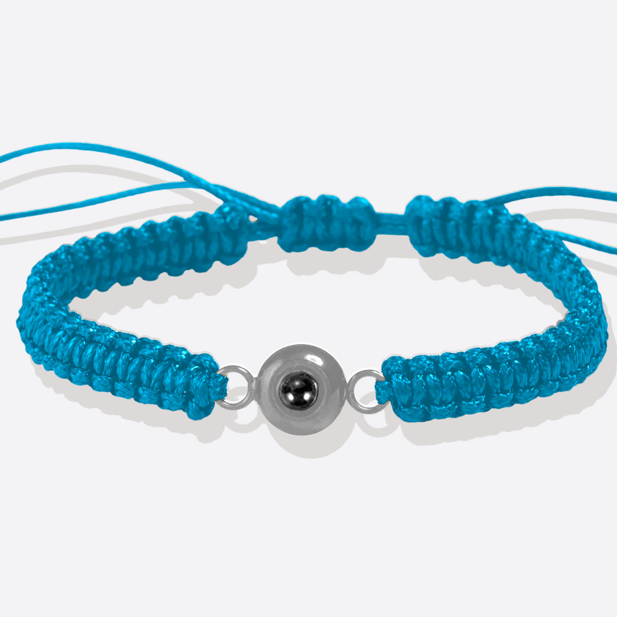 Bracciale intrecciato personalizzato con foto
