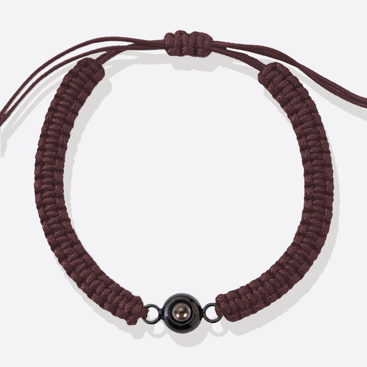 Bracciale intrecciato personalizzato con foto