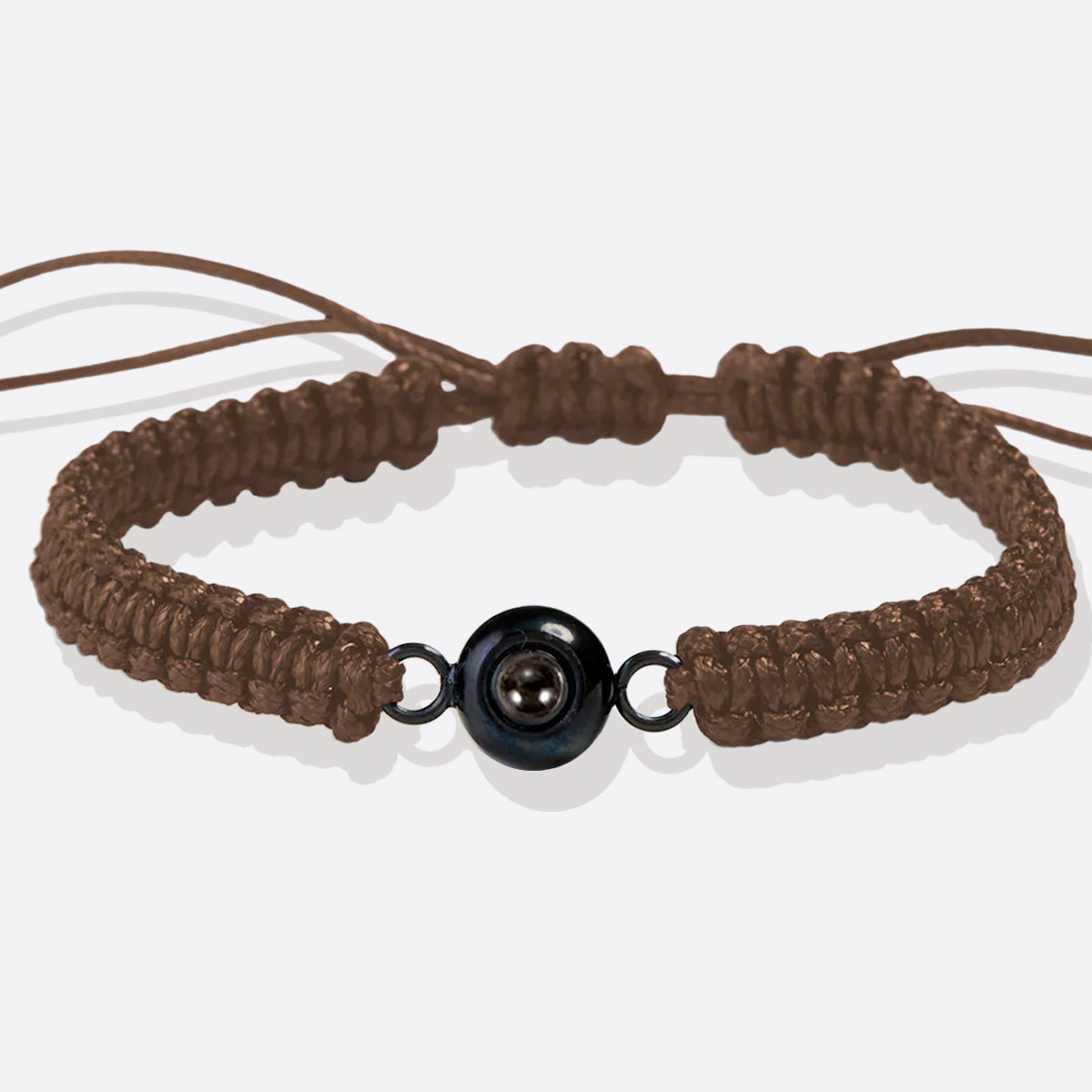 Bracciale intrecciato personalizzato con foto