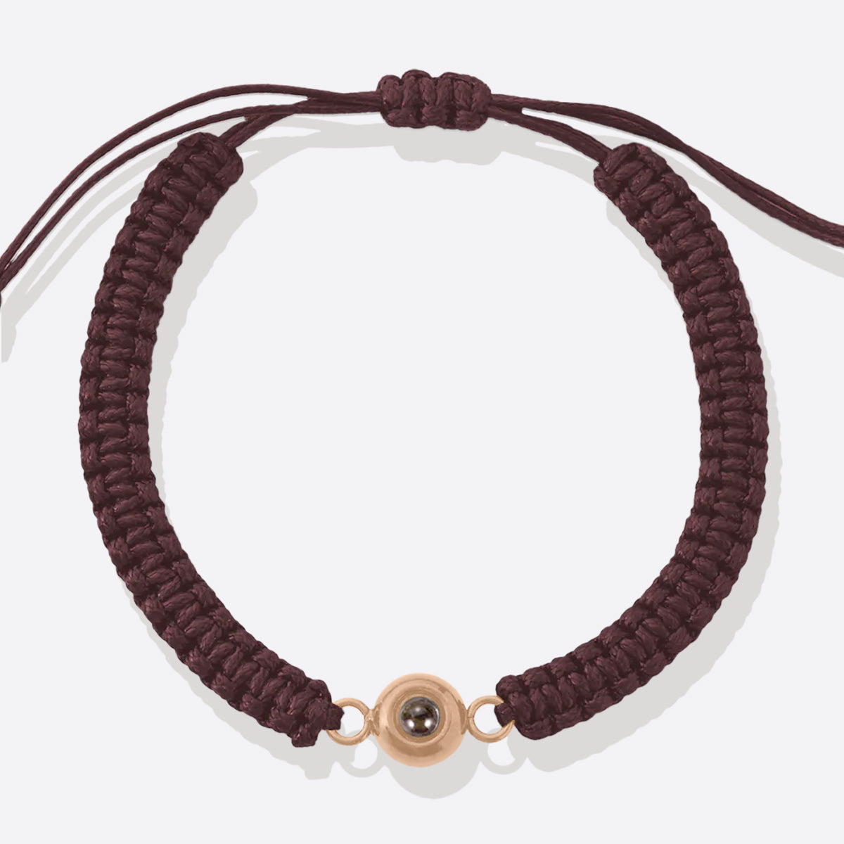 Bracciale intrecciato personalizzato con foto