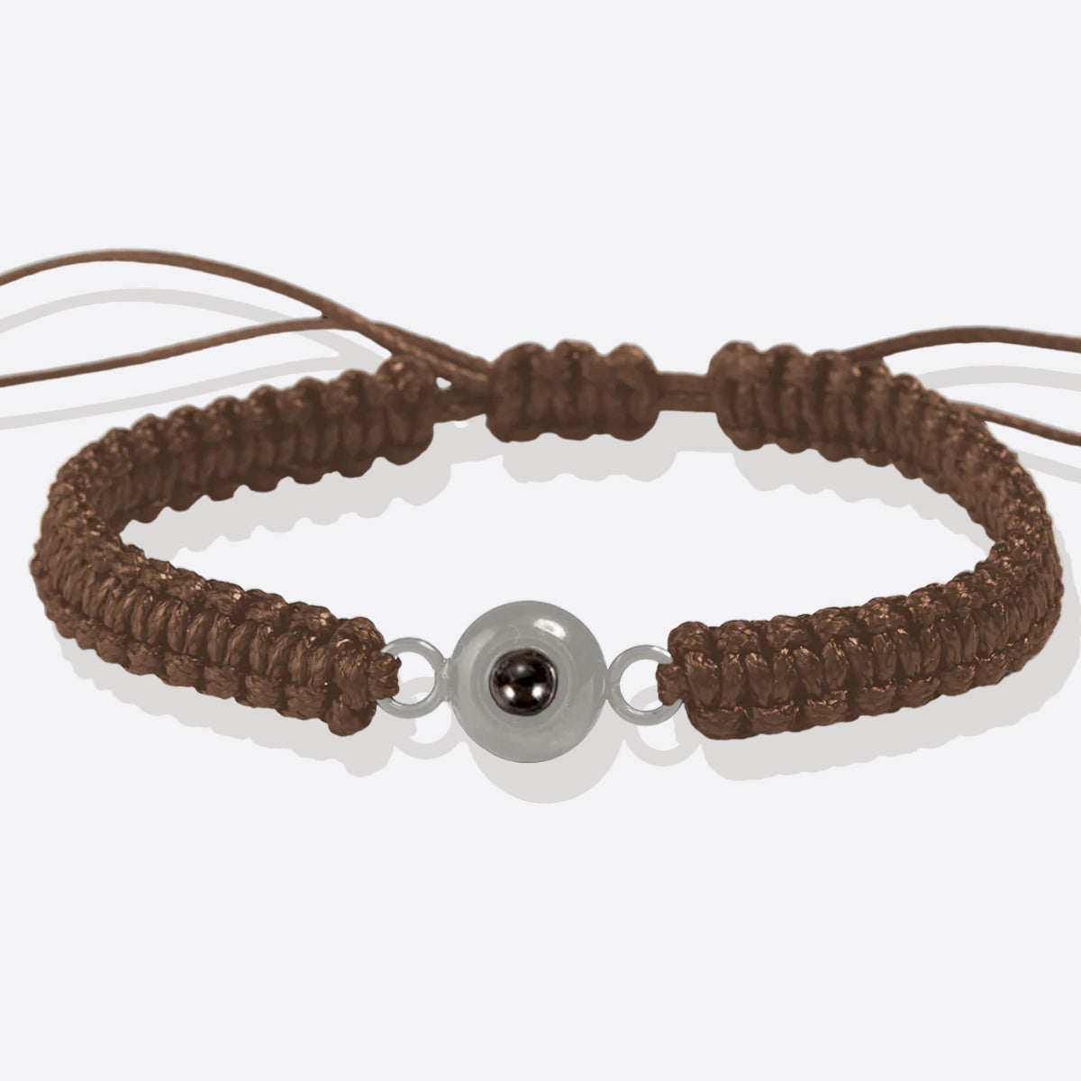 Bracciale intrecciato personalizzato con foto