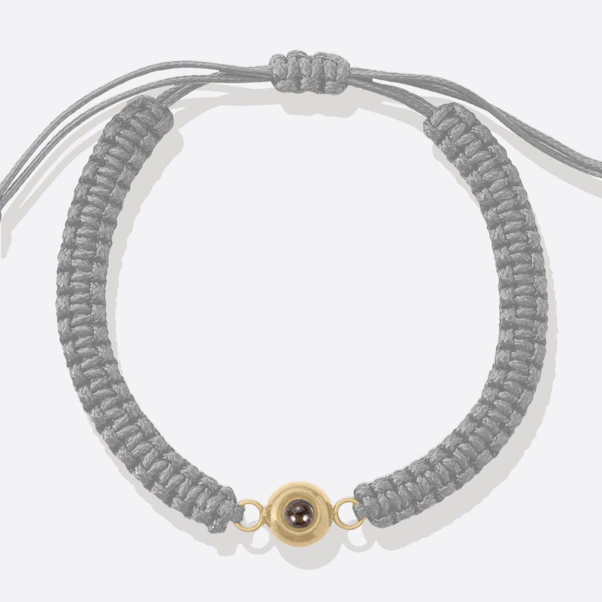 Bracciale intrecciato personalizzato con foto