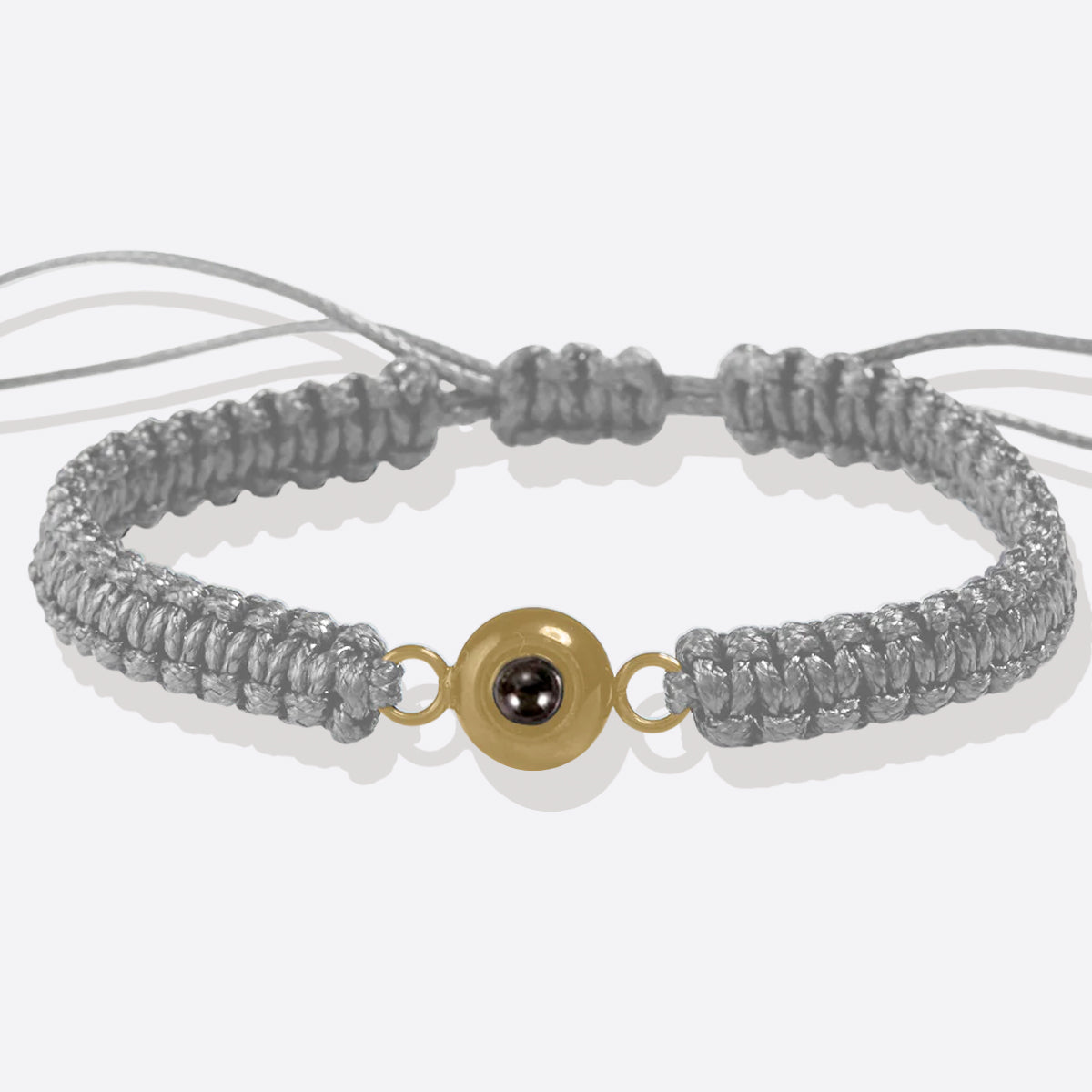 Bracciale intrecciato personalizzato con foto
