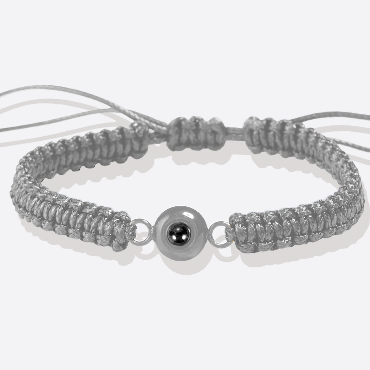 Bracciale intrecciato personalizzato con foto