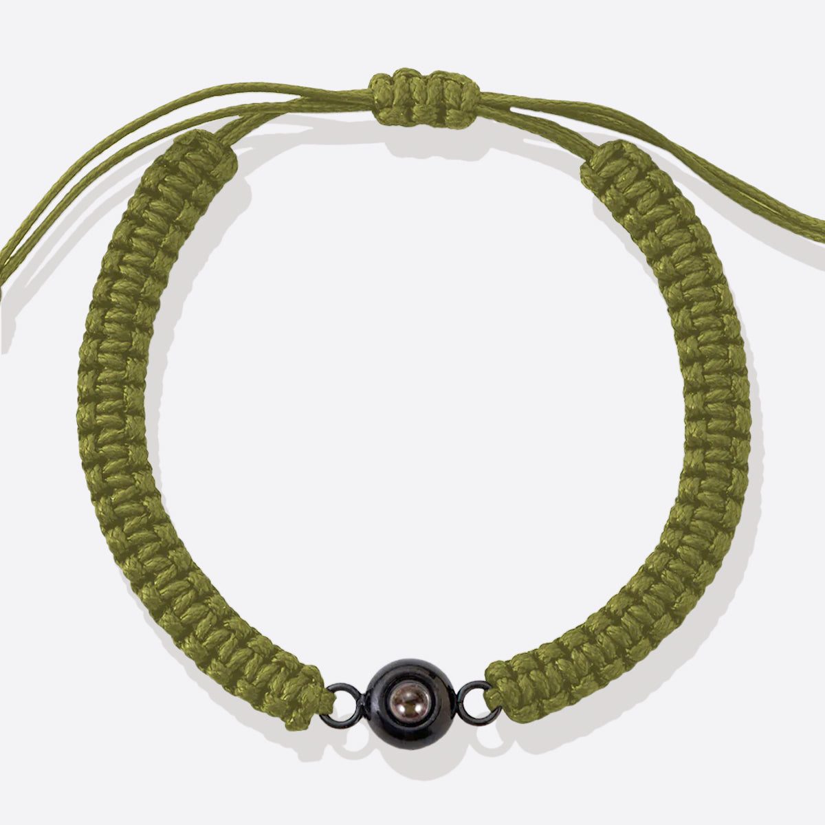 Bracciale intrecciato personalizzato con foto