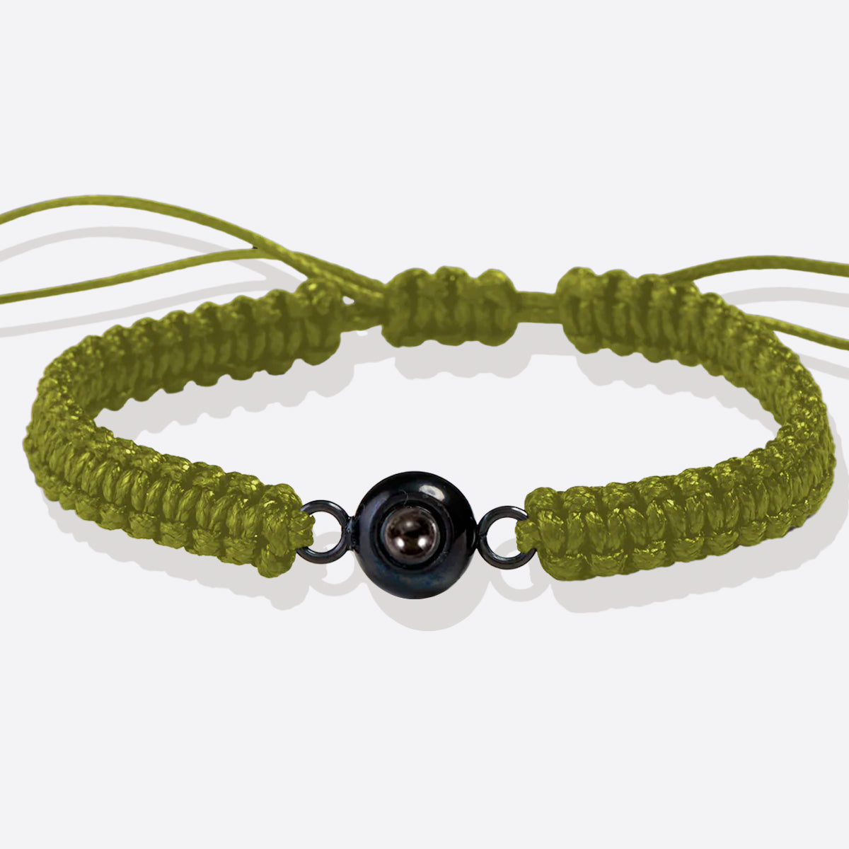 Bracciale intrecciato personalizzato con foto