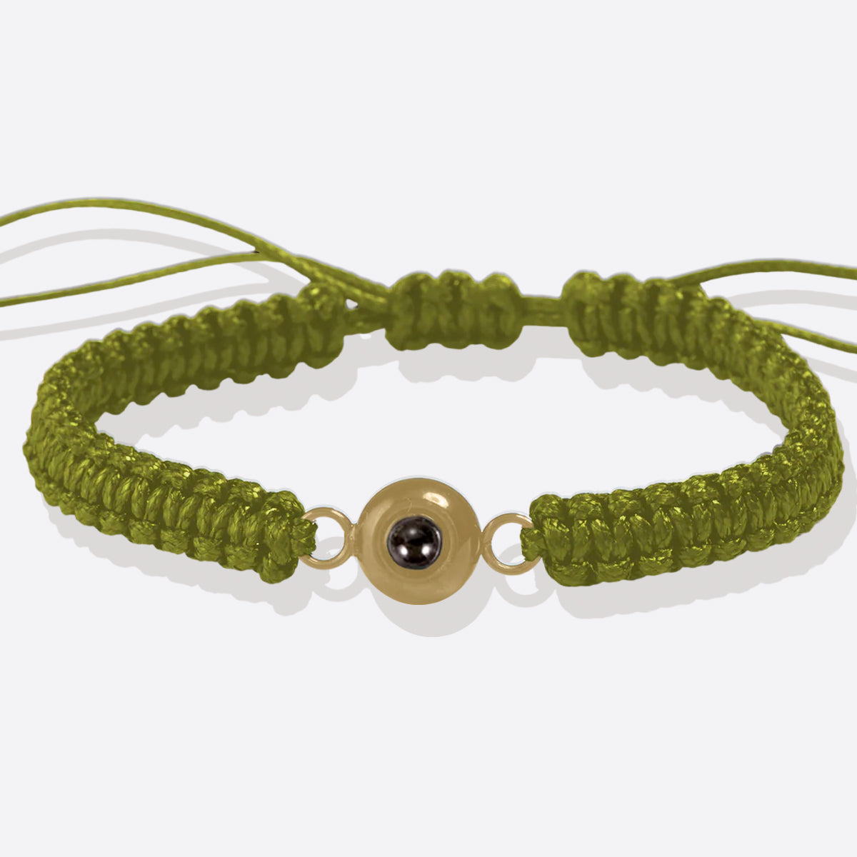 Bracciale intrecciato personalizzato con foto
