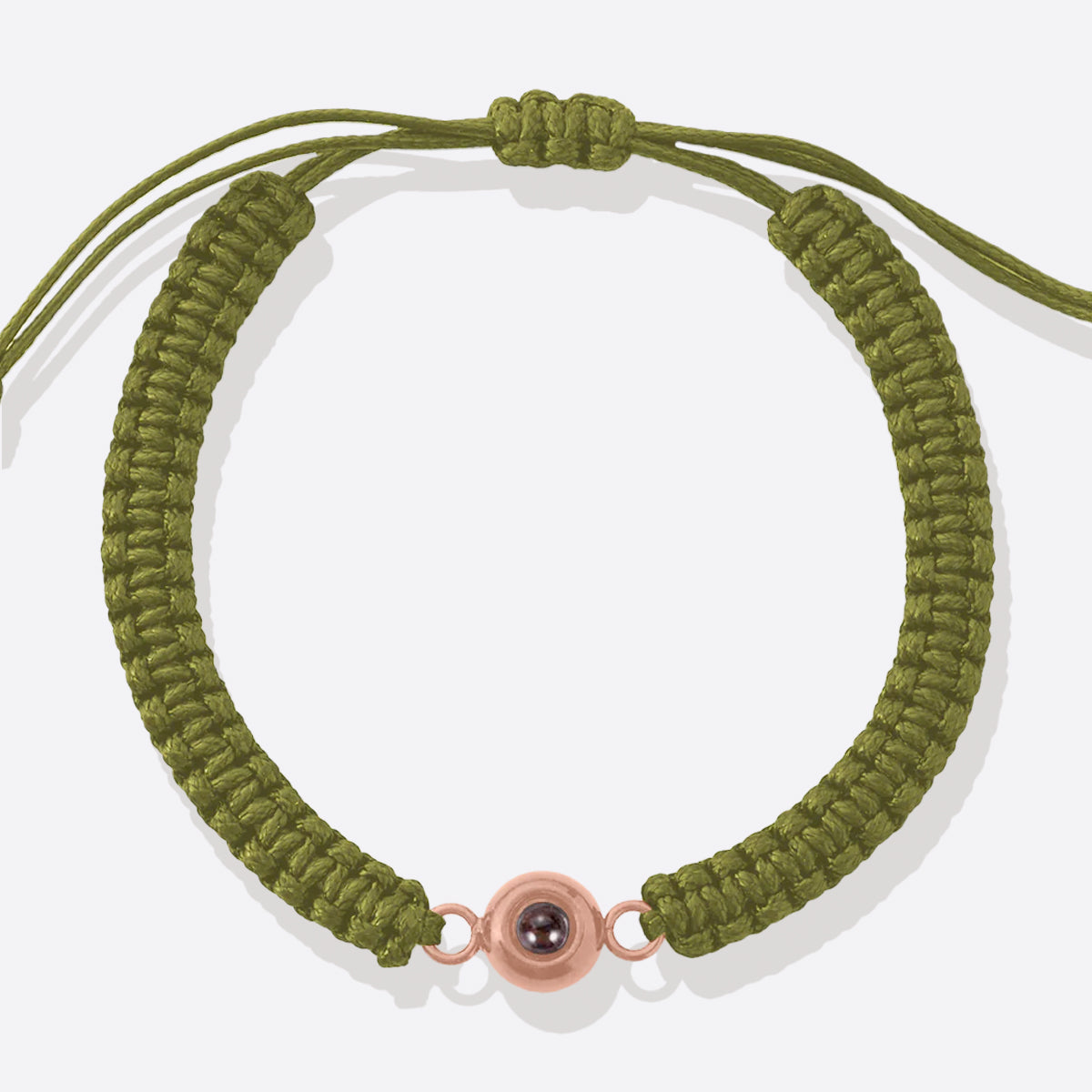 Bracciale intrecciato personalizzato con foto