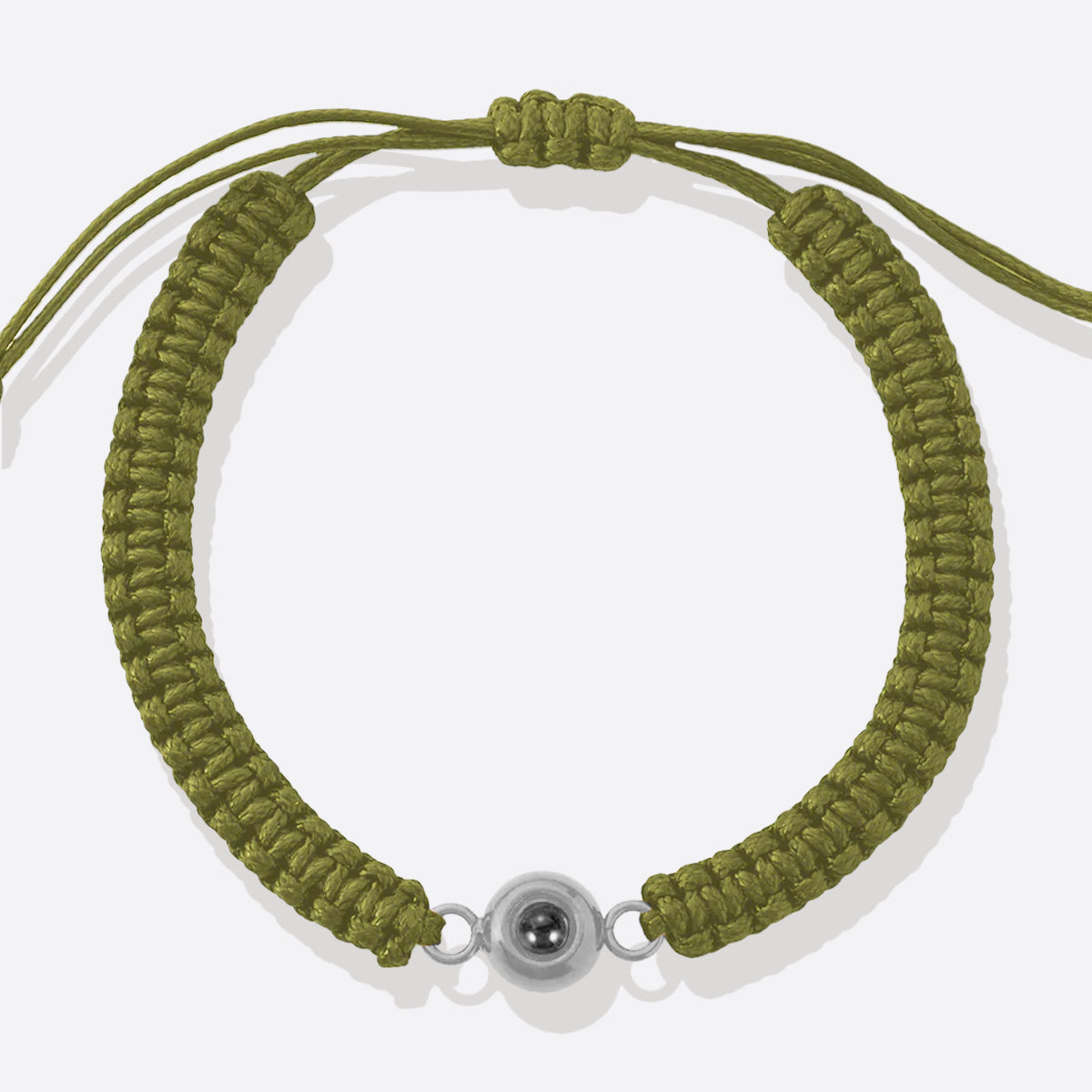 Bracciale intrecciato personalizzato con foto