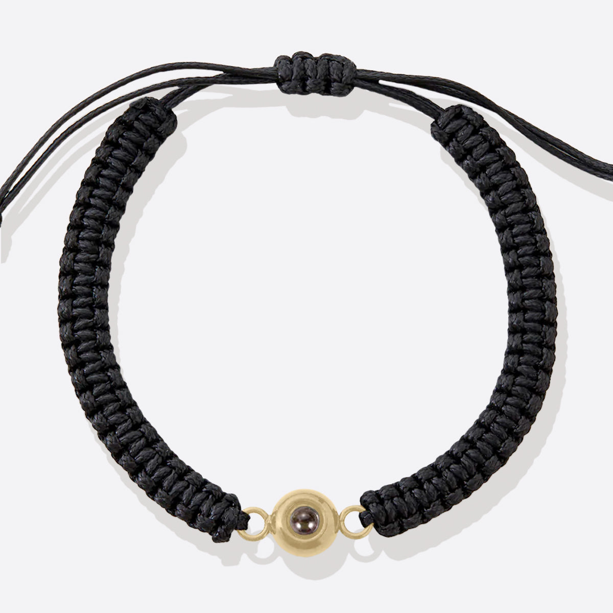 Bracciale intrecciato personalizzato con foto