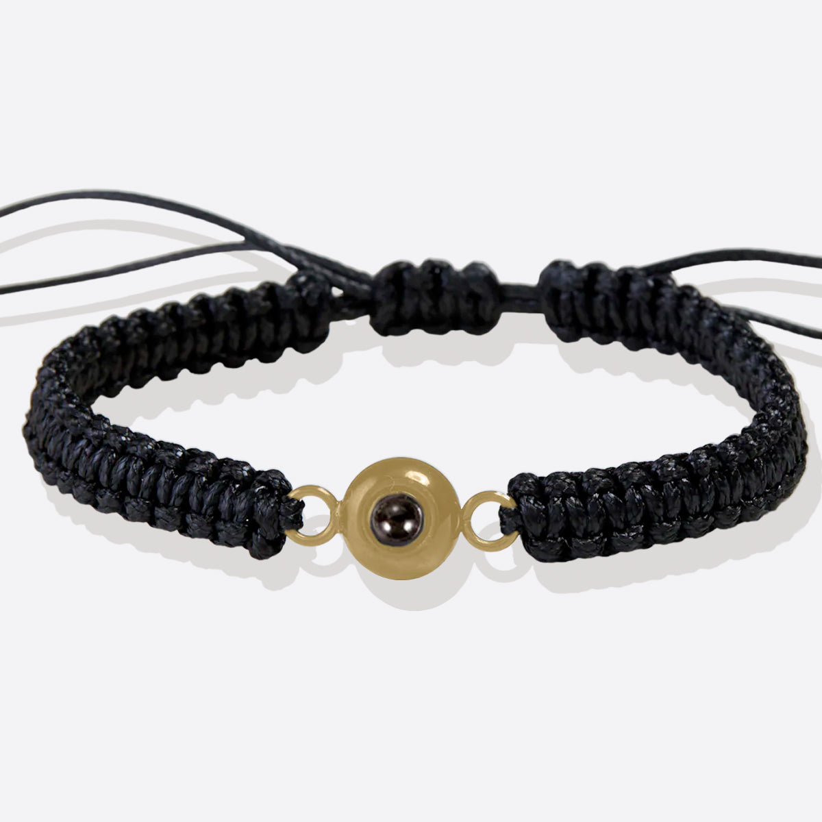 Bracciale intrecciato personalizzato con foto