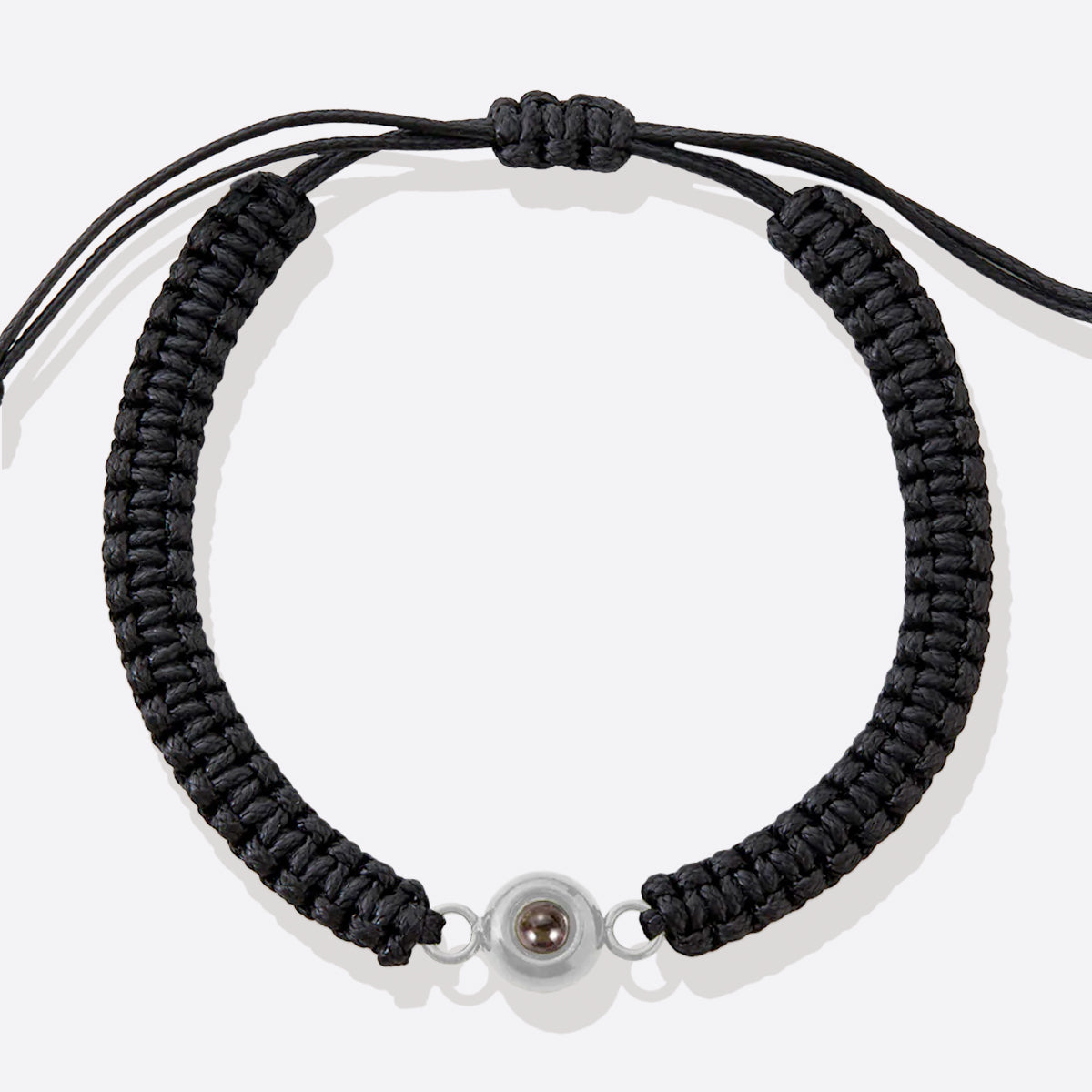 Bracciale intrecciato personalizzato con foto